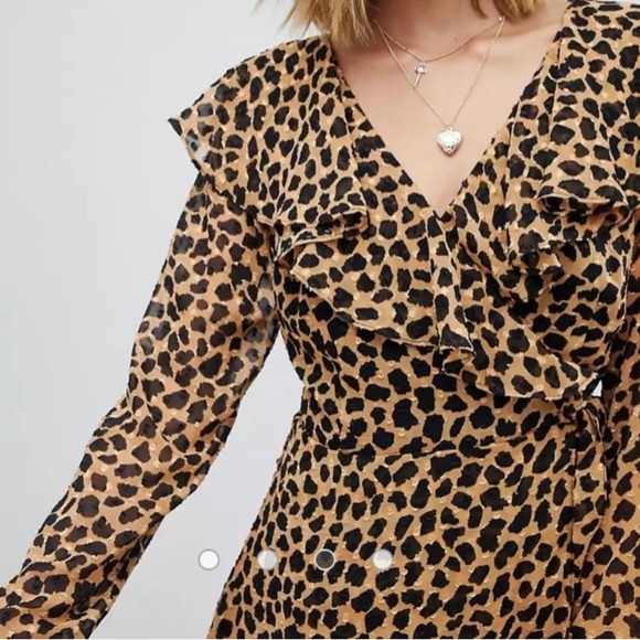 Free people cheetah dress - Picture 3 of 6